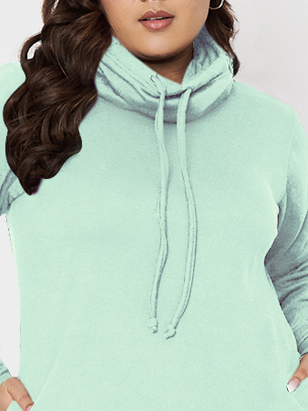 Women Cowl Neck Jumper Dress