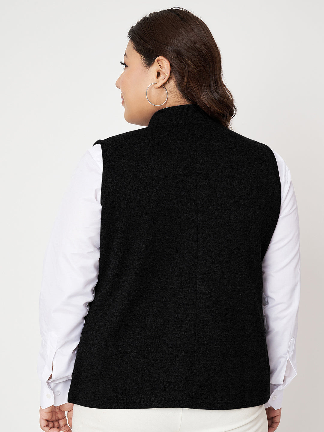 Women Fleece Tailored Jacket