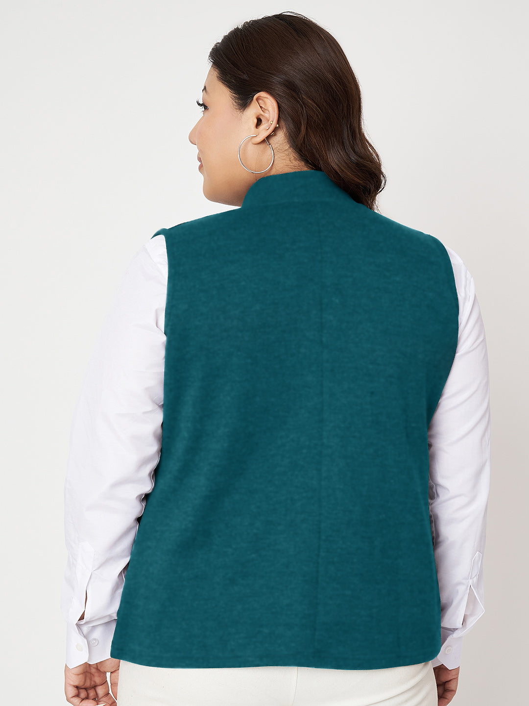 Women Fleece Tailored Jacket