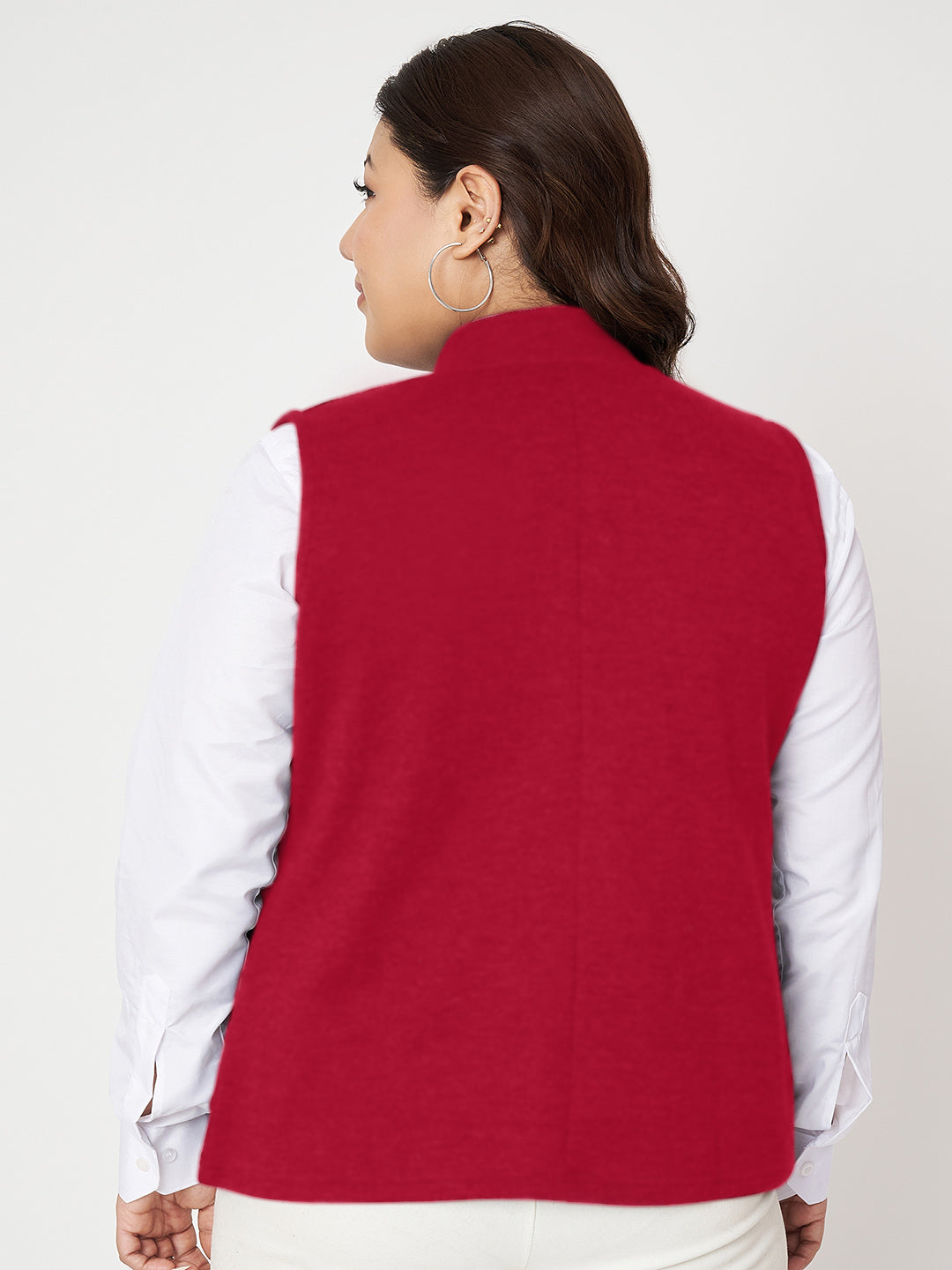 Women Fleece Tailored Jacket