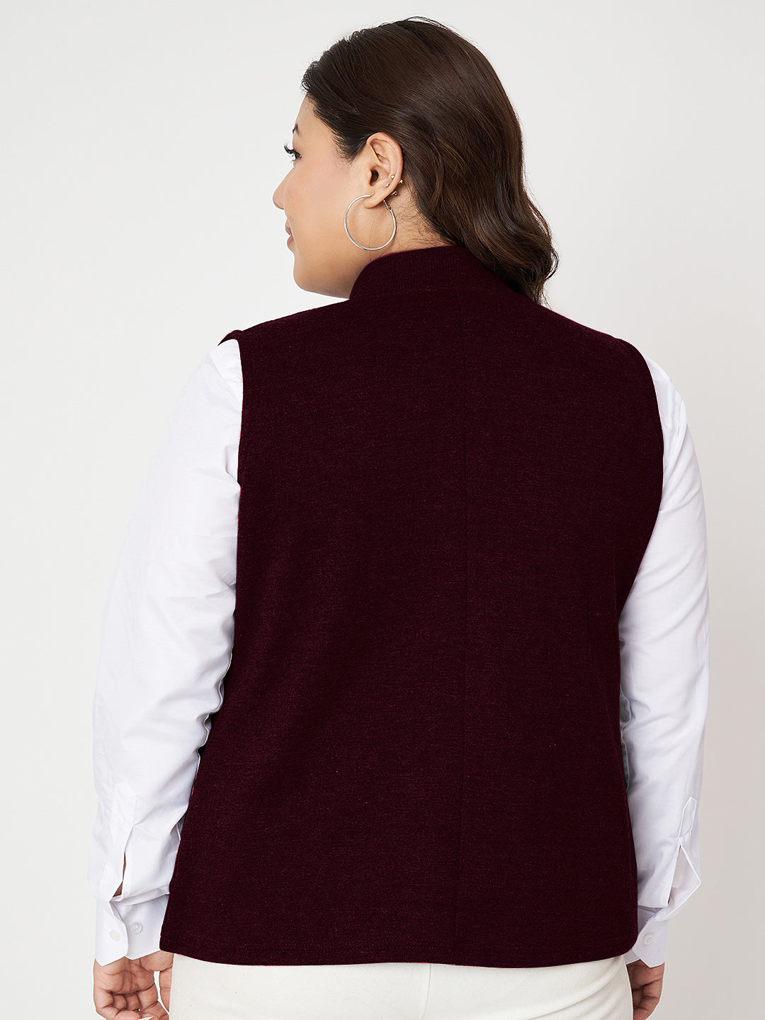 Women Fleece Tailored Jacket
