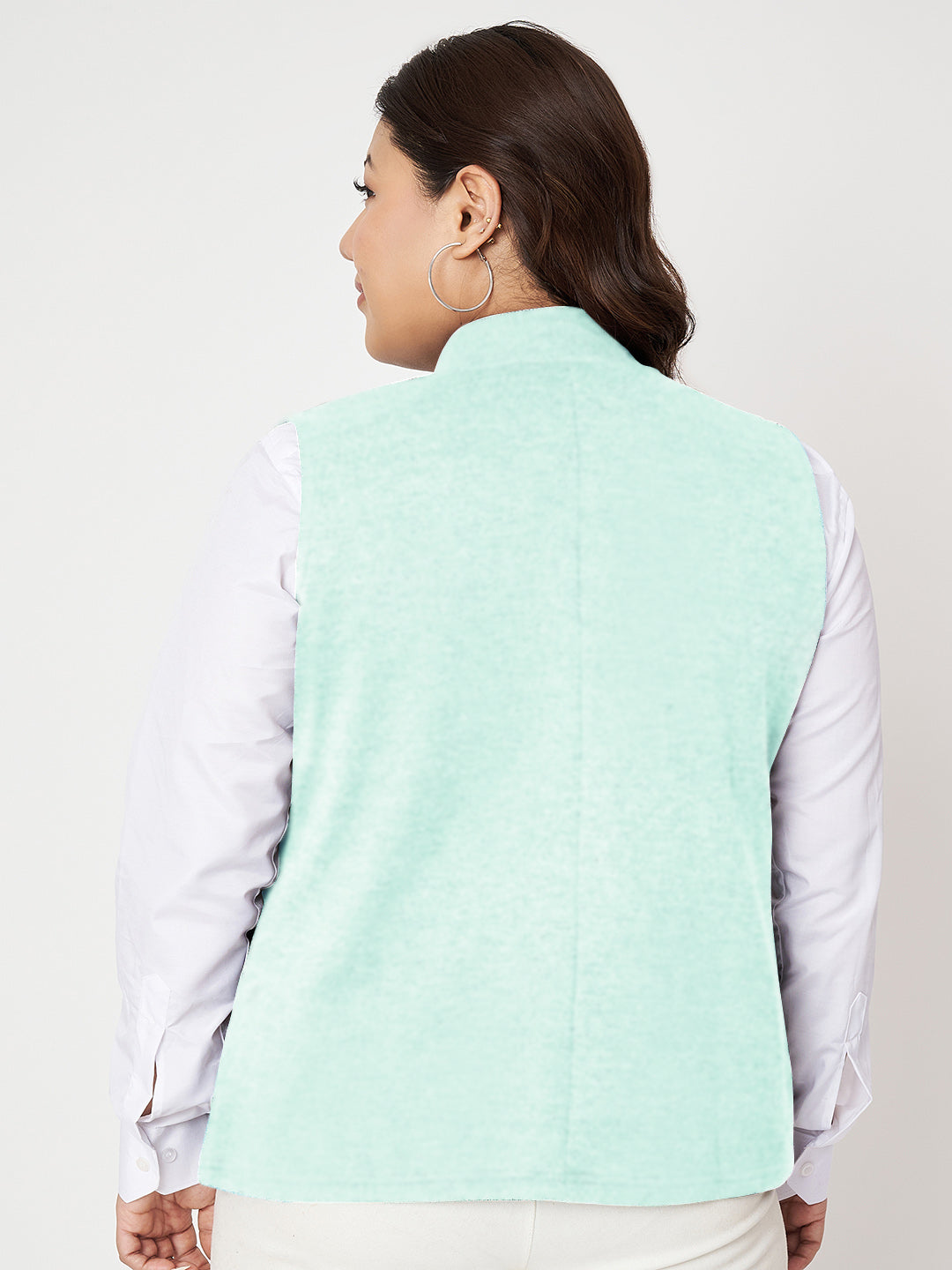 Women Fleece Tailored Jacket