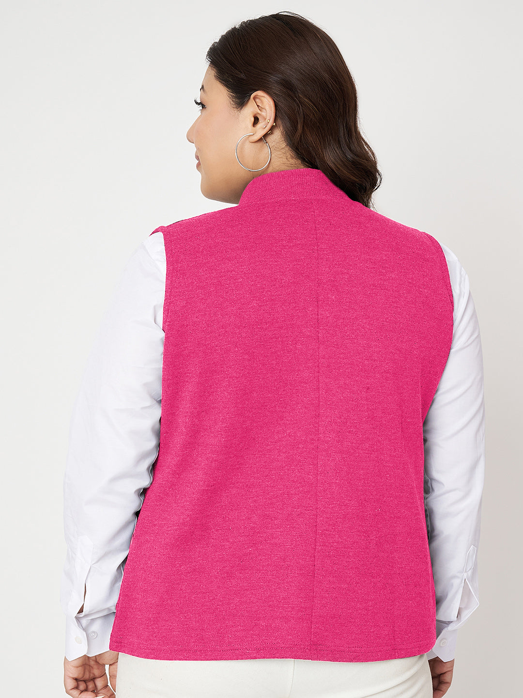 Women Fleece Tailored Jacket