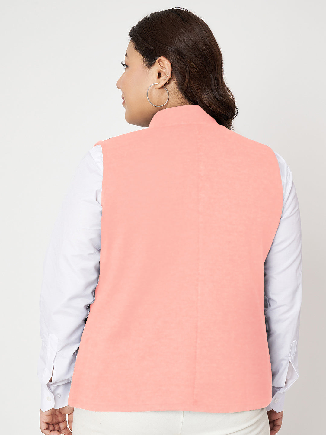 Women Fleece Tailored Jacket