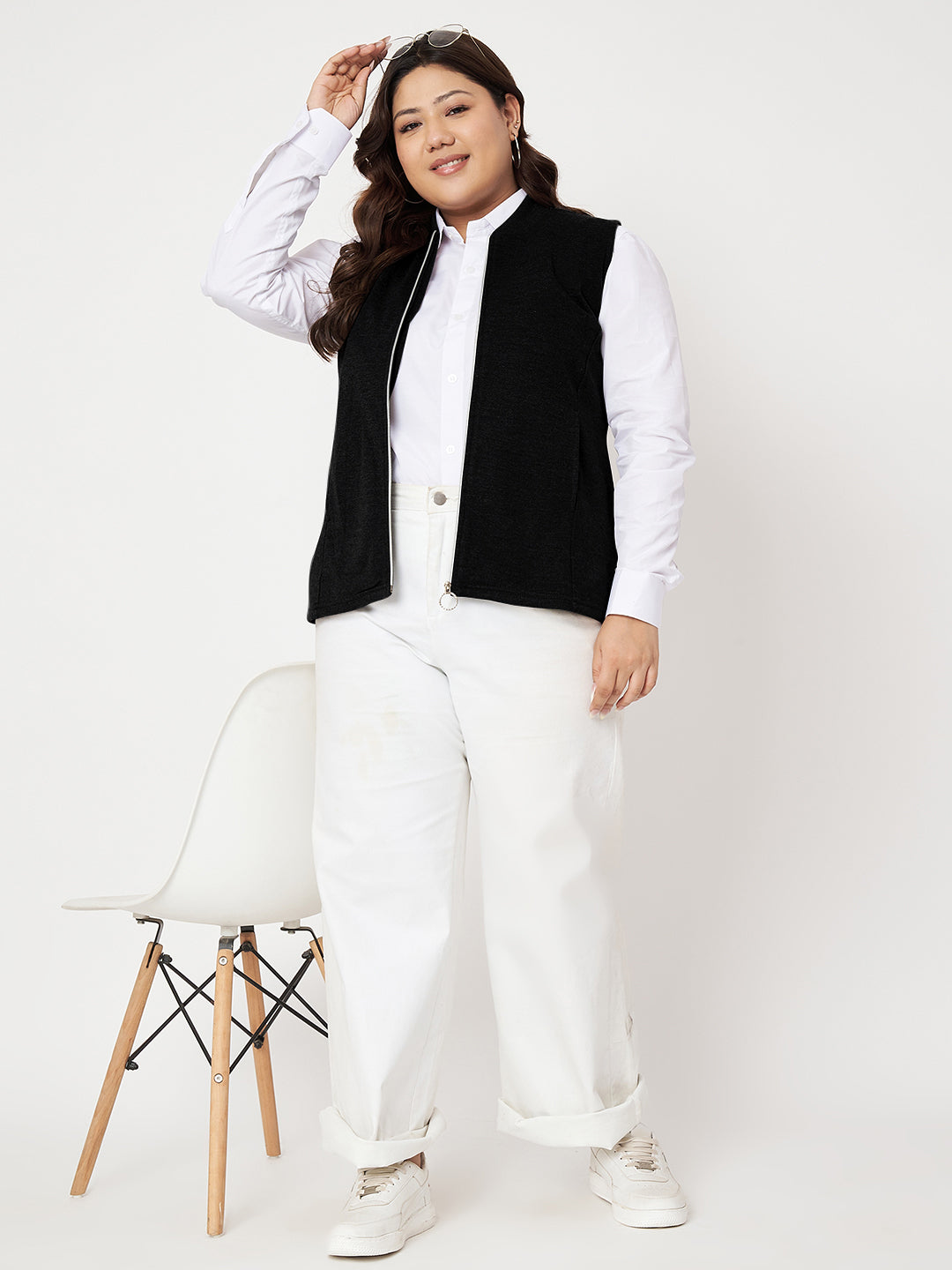 Women Fleece Tailored Jacket