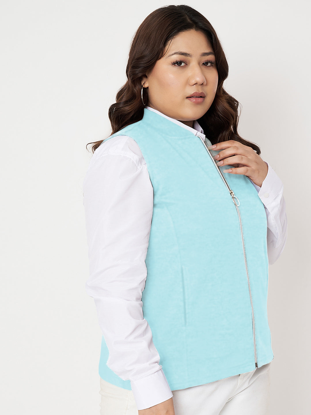 Women Fleece Tailored Jacket