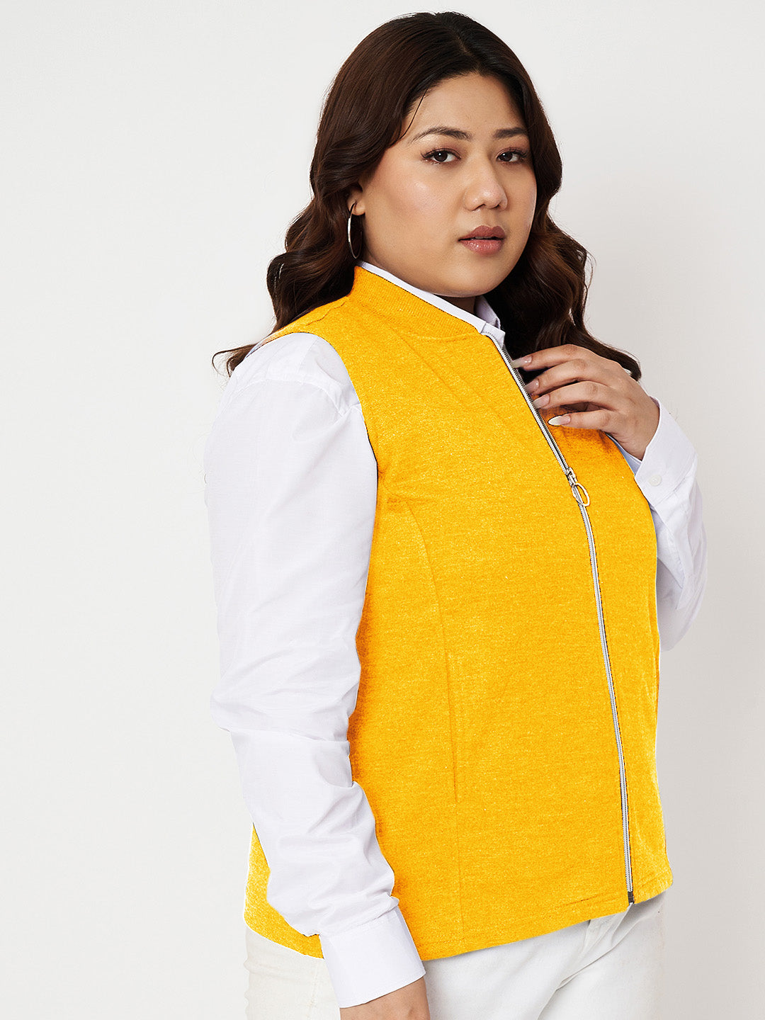 Women Fleece Tailored Jacket