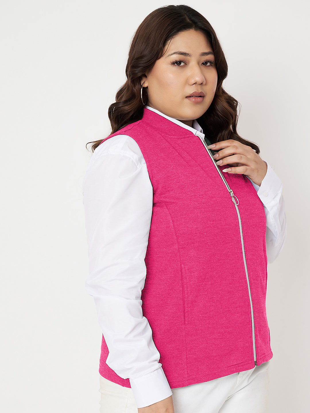 Women Fleece Tailored Jacket