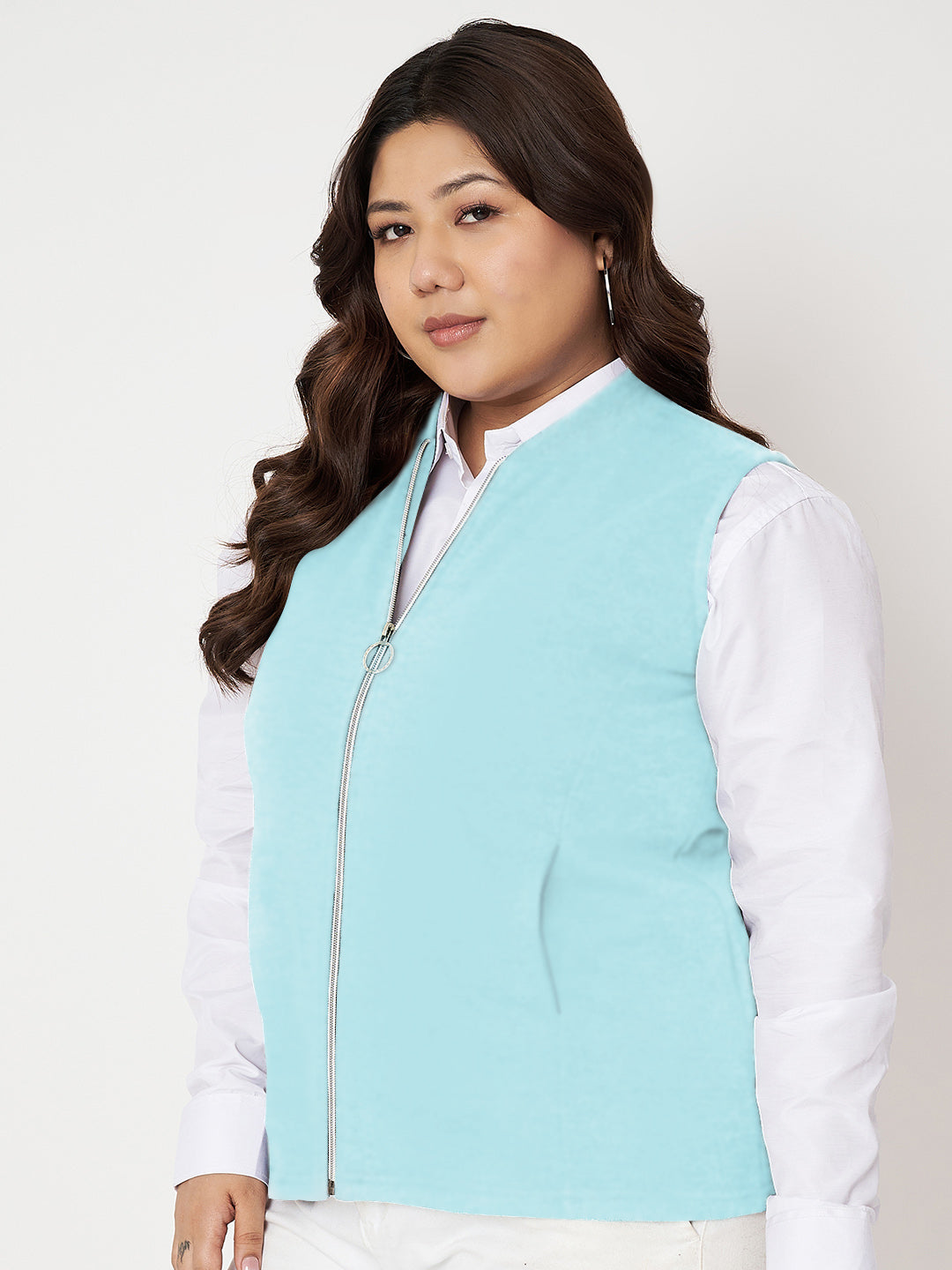 Women Fleece Tailored Jacket