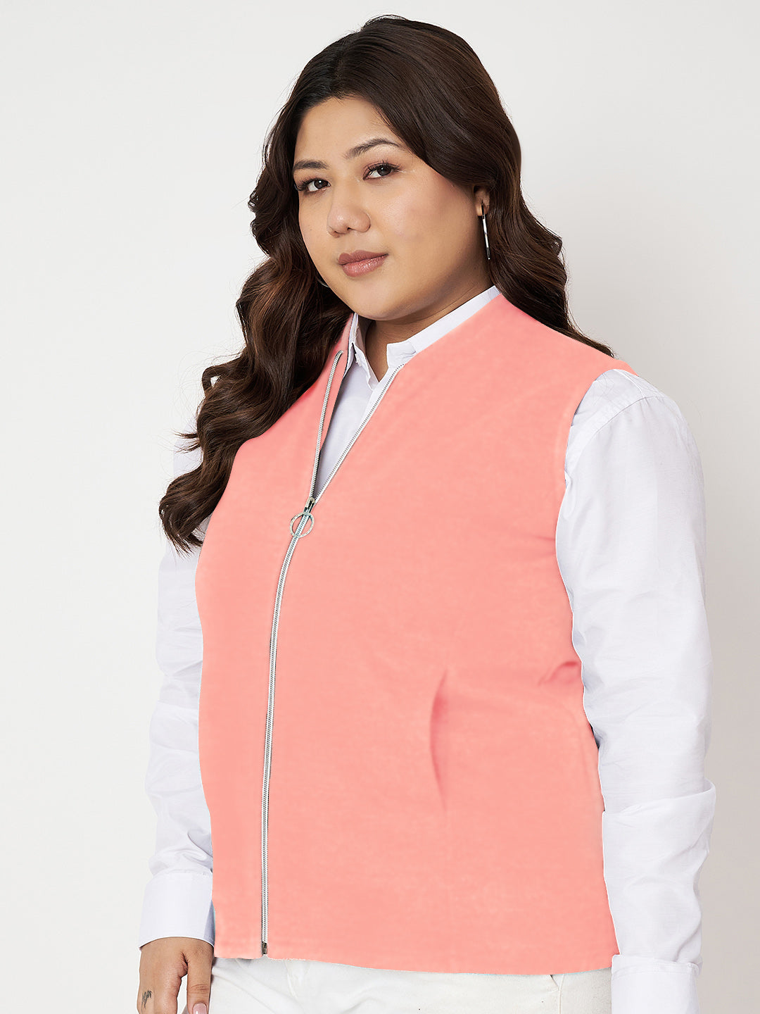 Women Fleece Tailored Jacket