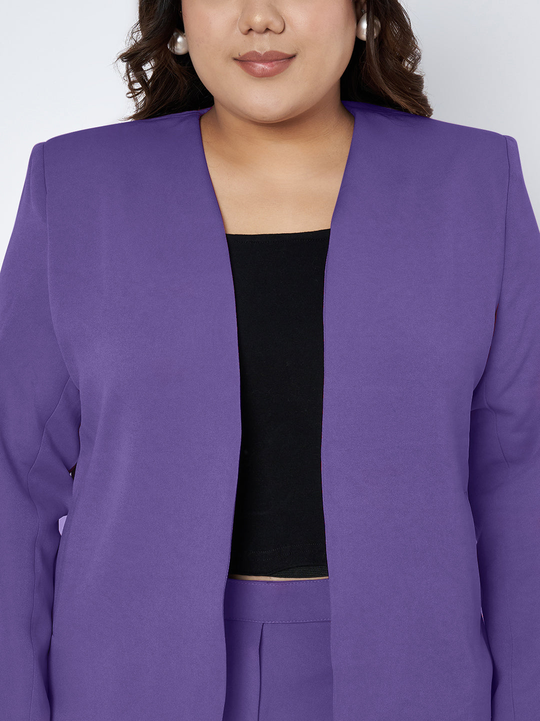 Plus Size 2 Pieces Suit