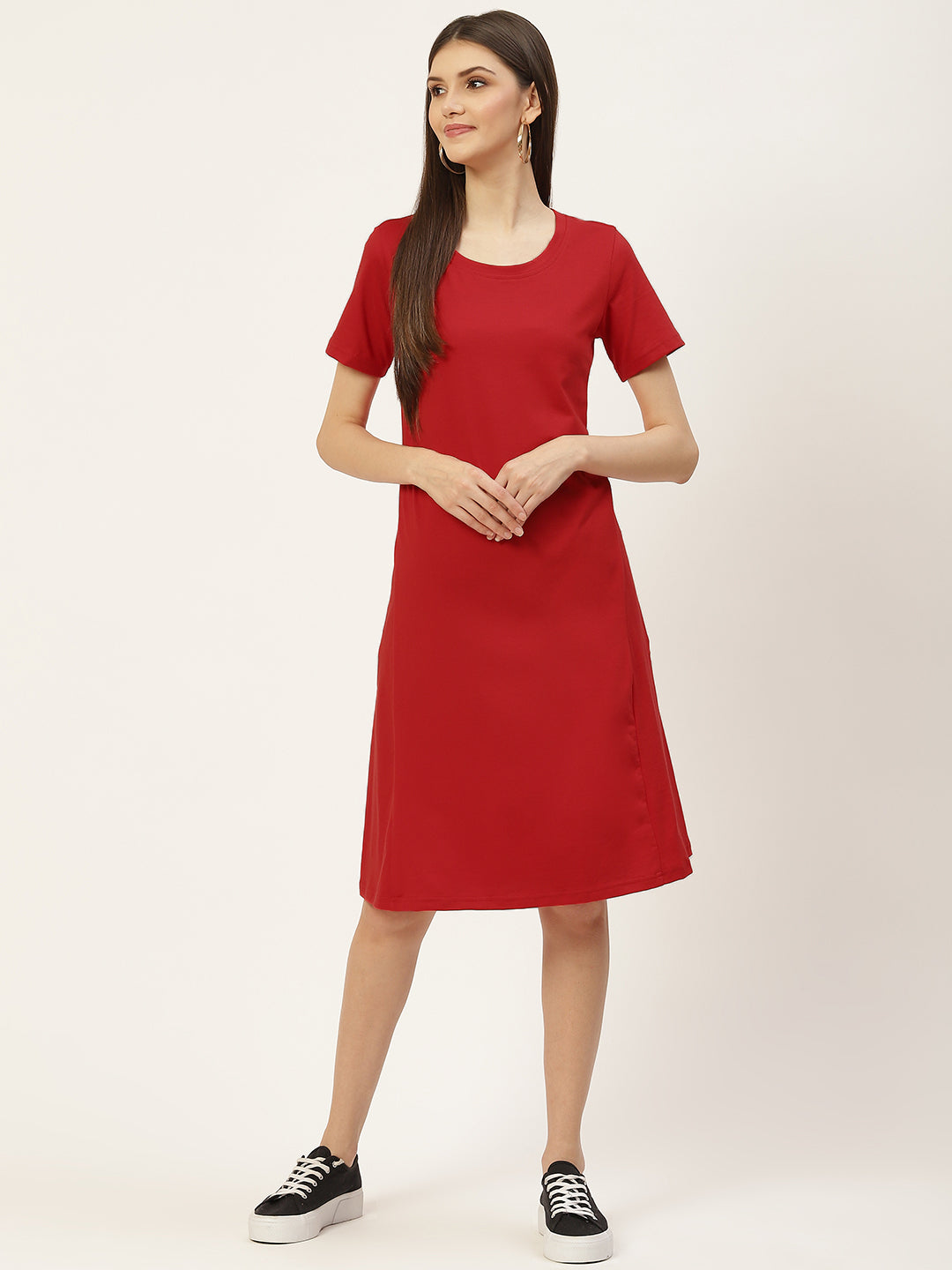 A-Line Midi Dress