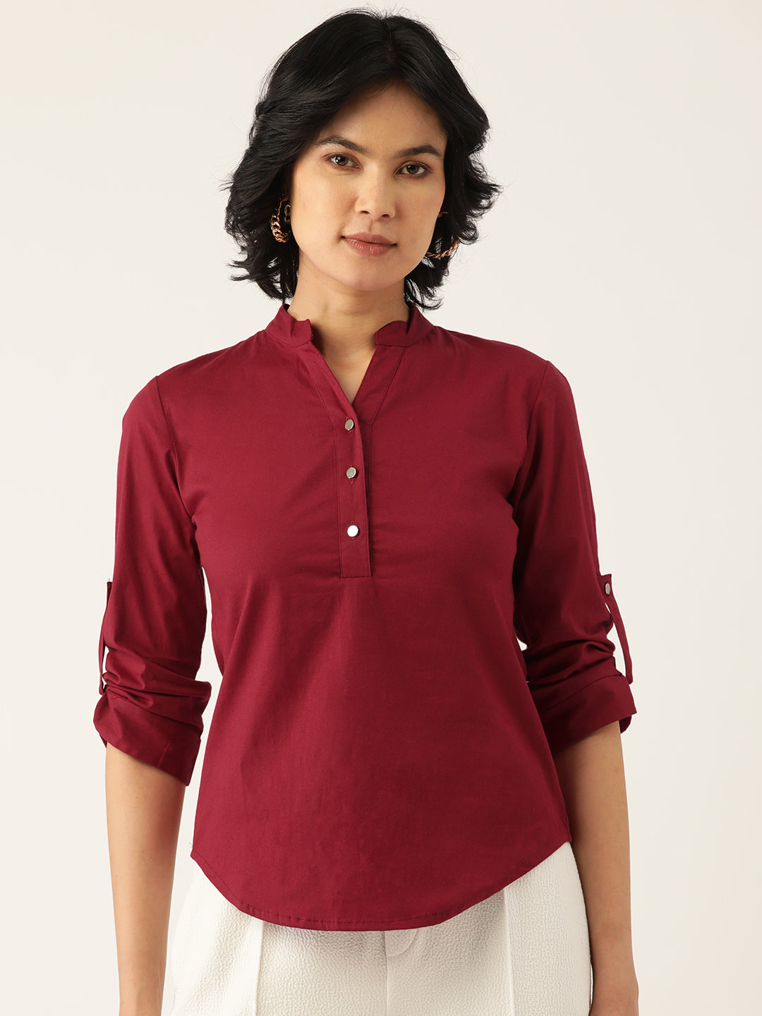 Solid Opaque Formal Shirt
