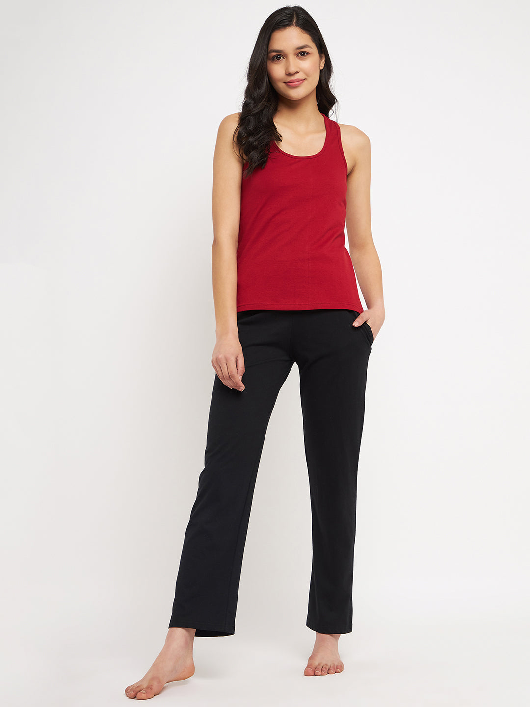 Scoop Neck Non-Padded Racer Back Camisoles