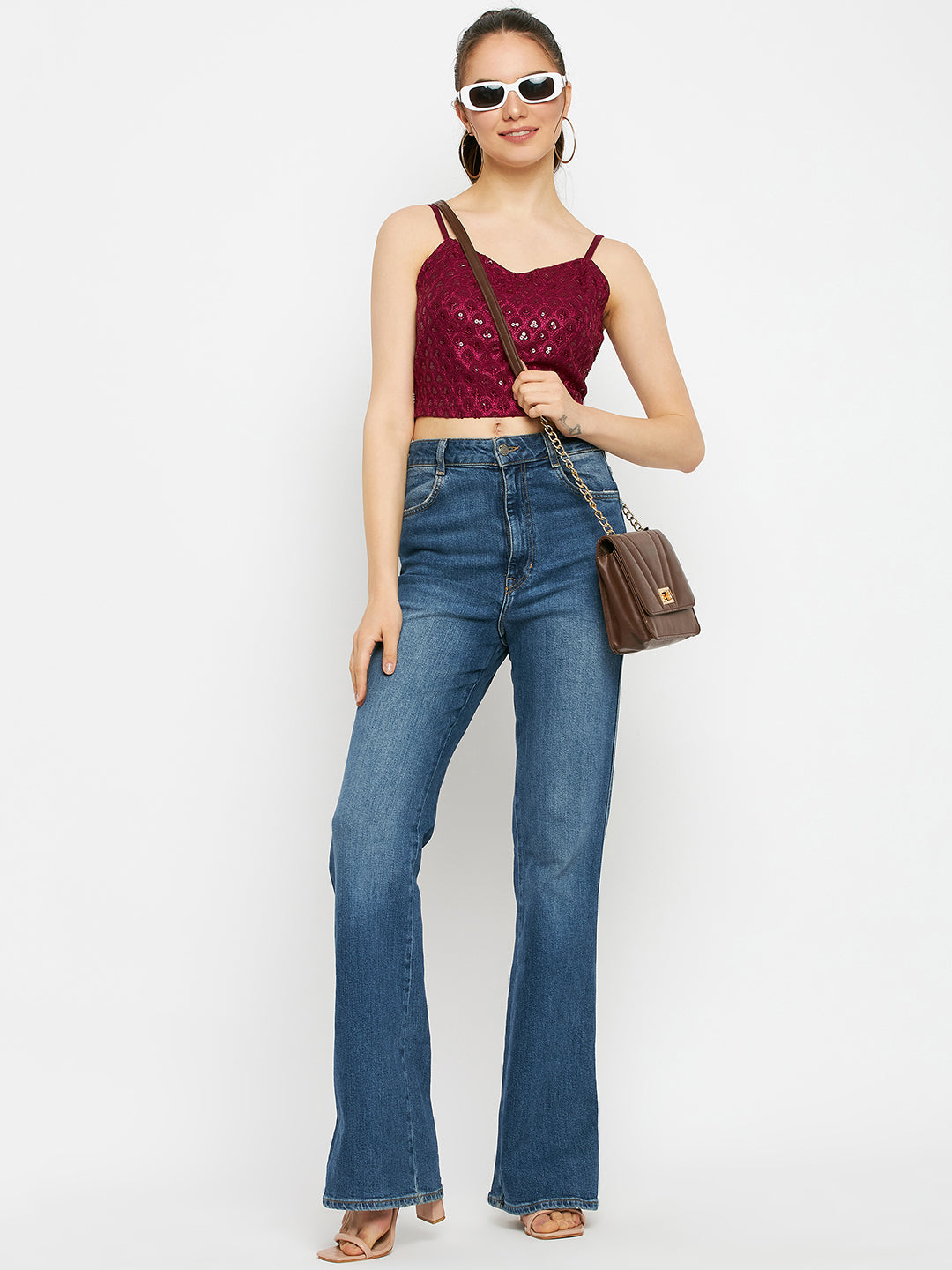 Embellished Crop Top