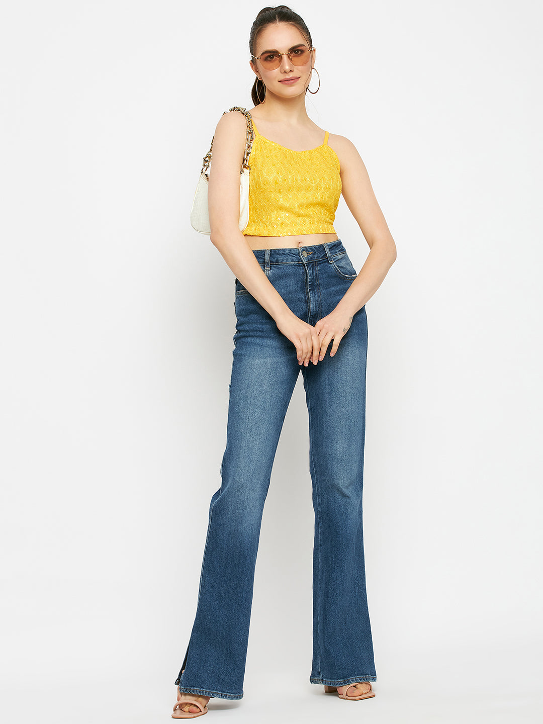 Embellished Crop Top