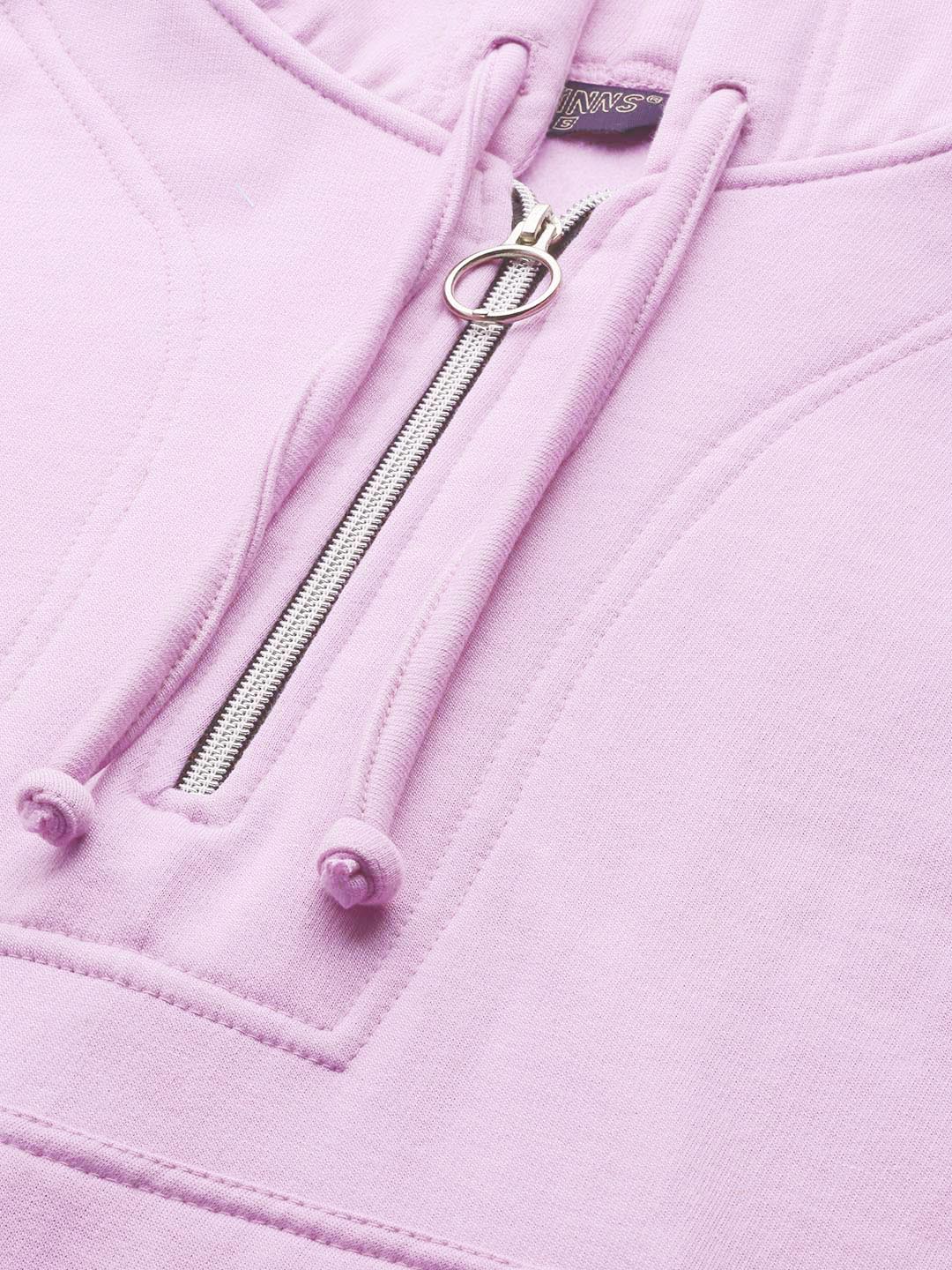 Women Burgundy Fleece Hooded Sweatshirt