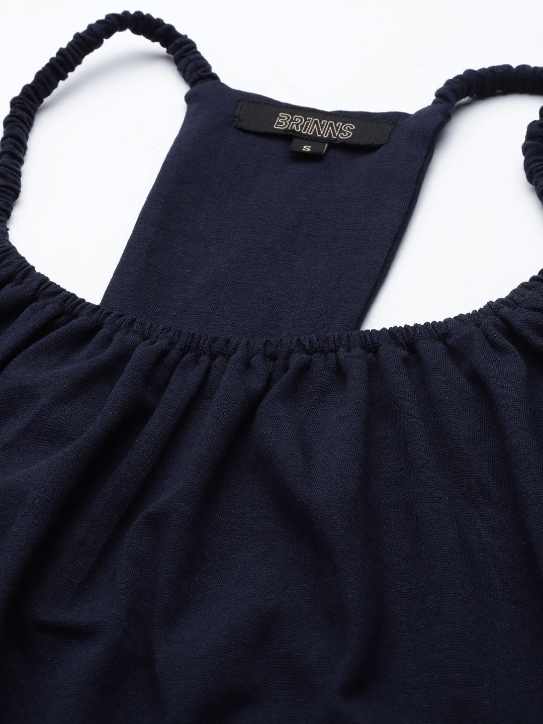 Solid Color Styled Back Top