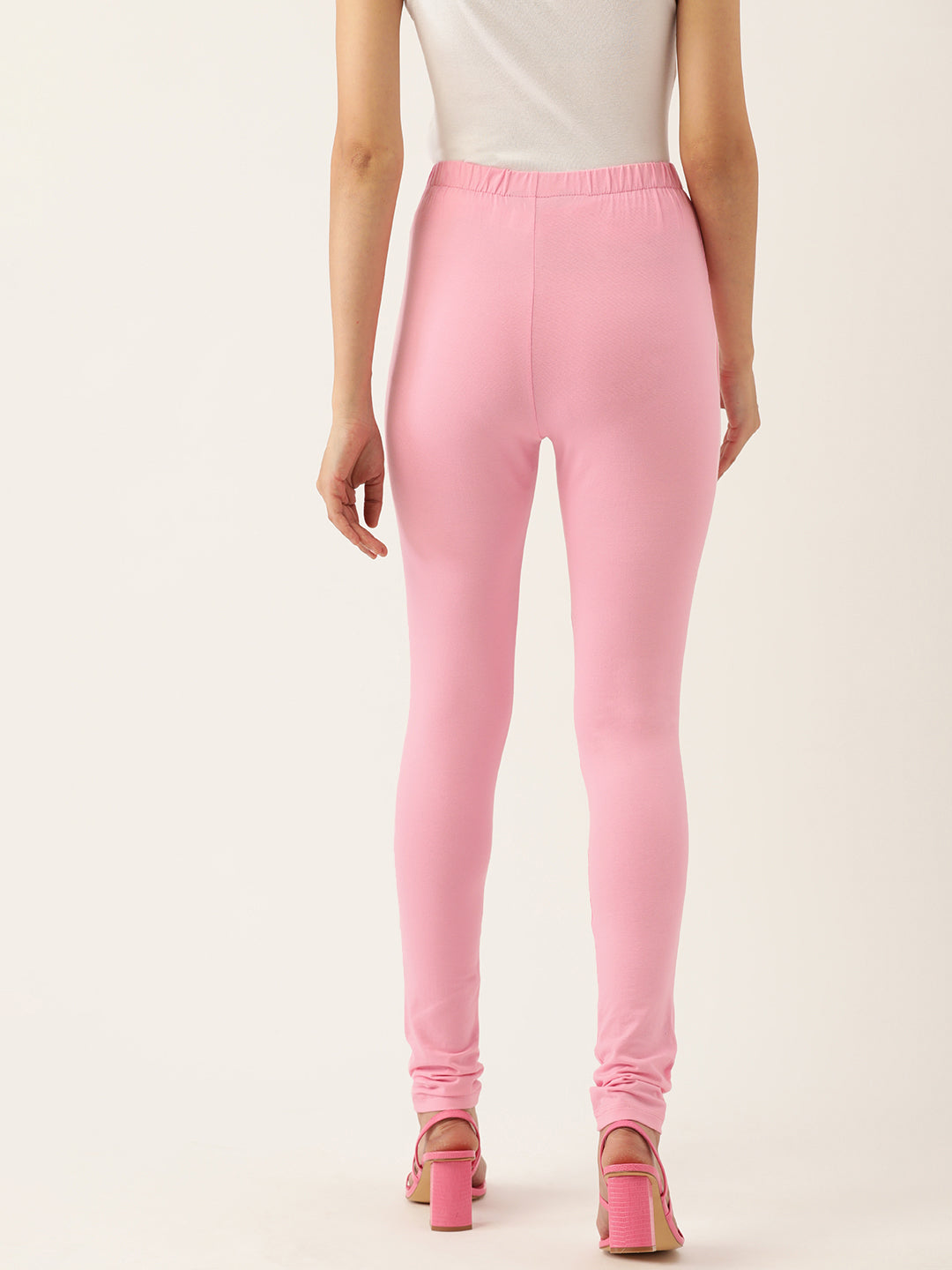 Women Solid Ankle-Length Leggings