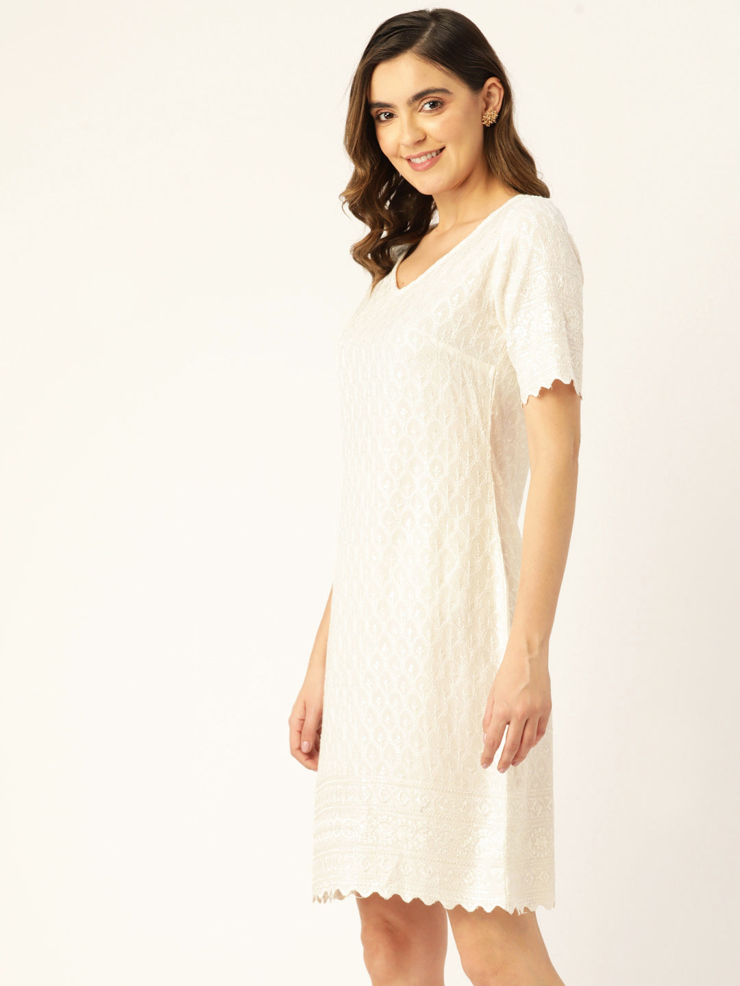 A-Line Sequined Dress