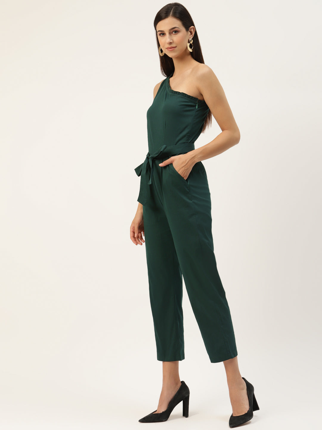 One-Shoulder Basic Jumpsuit