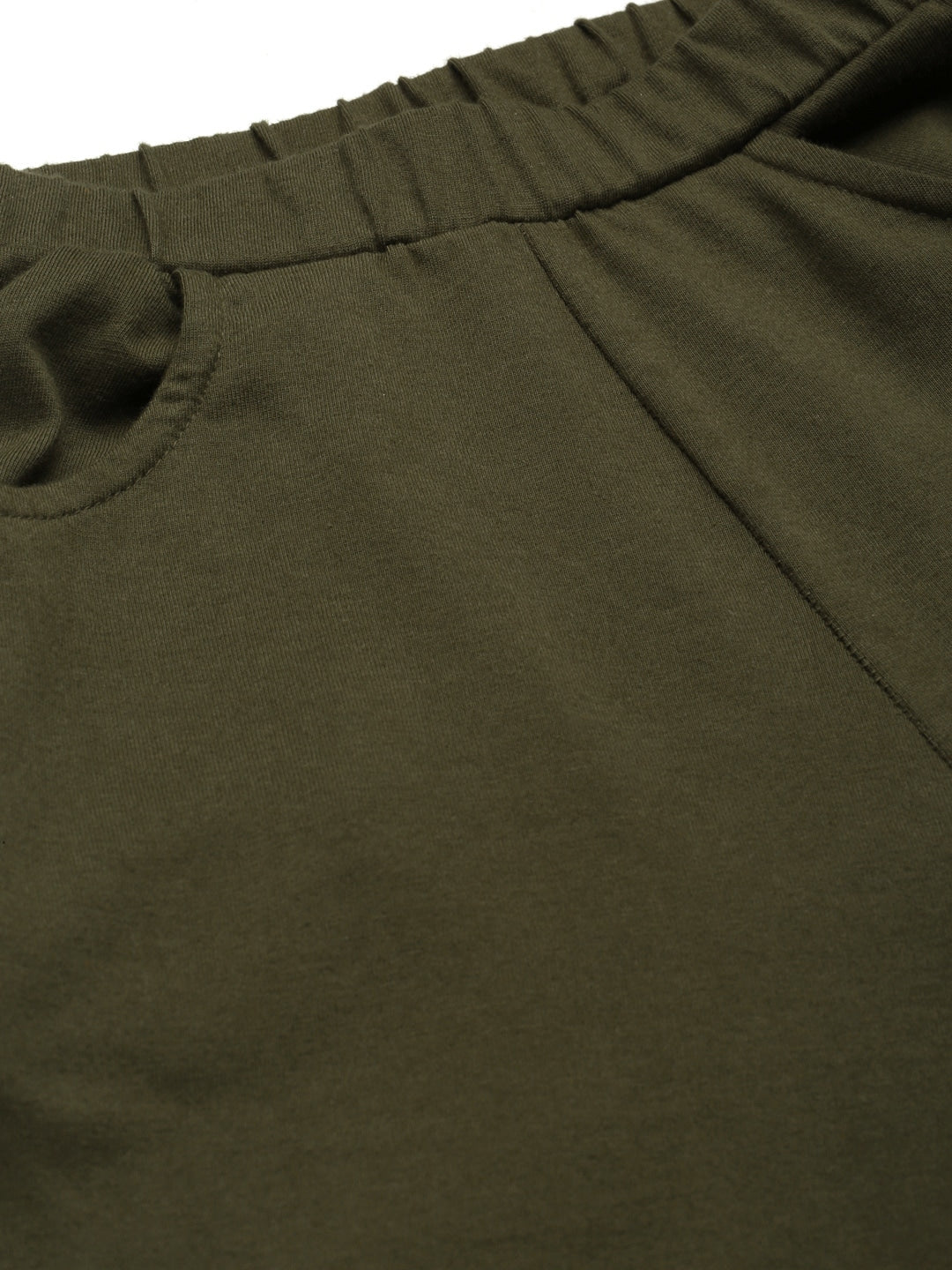 Women Solid Color Pure Cotton Capris