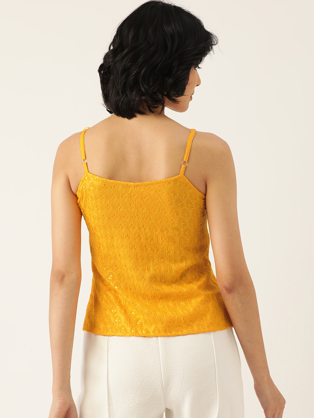 Embellished Embroidered Top