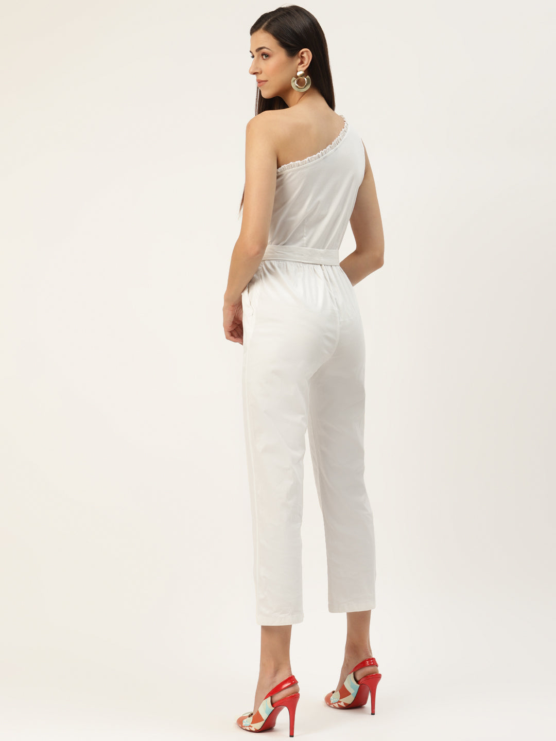 One-Shoulder Basic Jumpsuit
