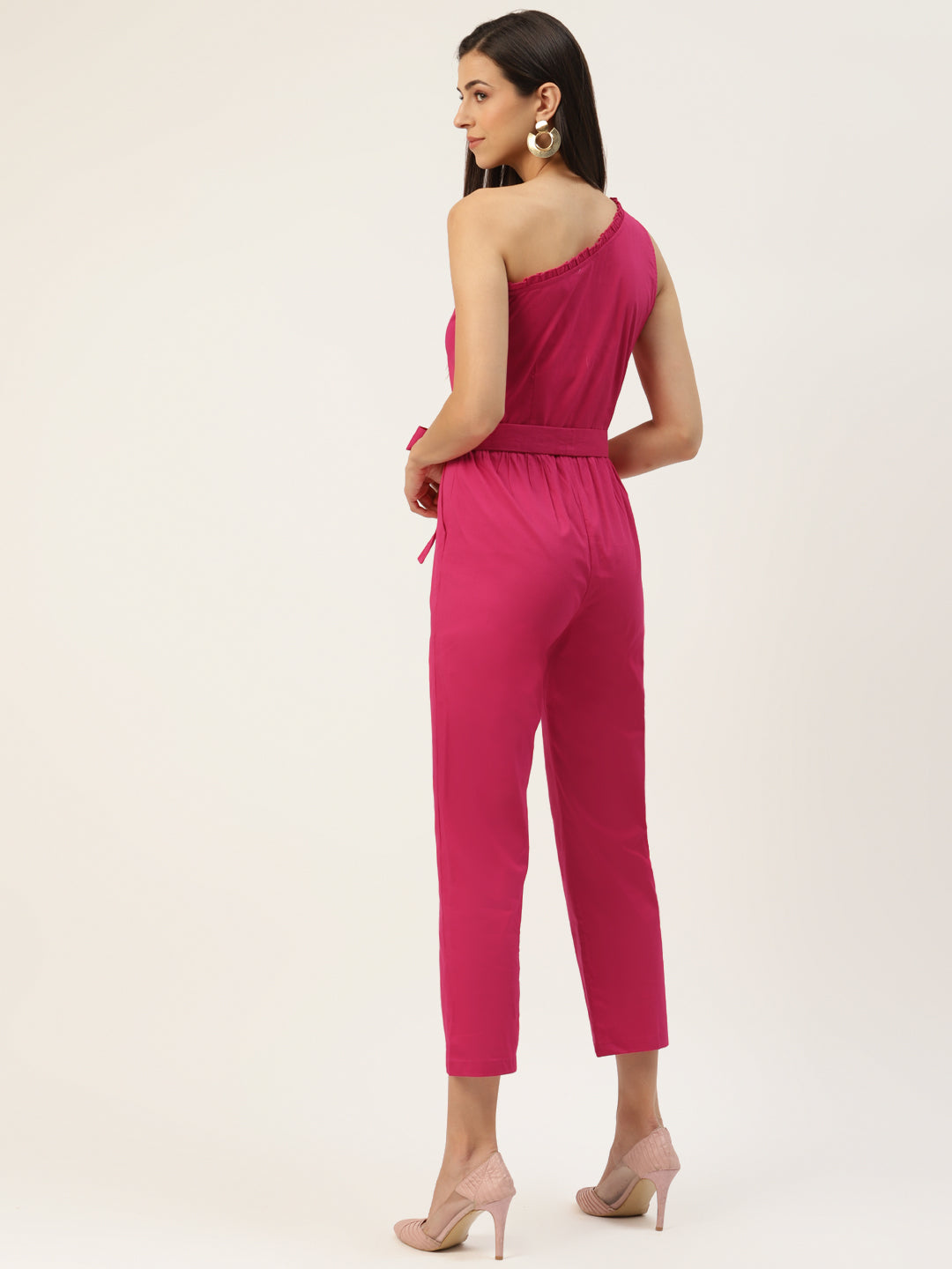 One-Shoulder Basic Jumpsuit