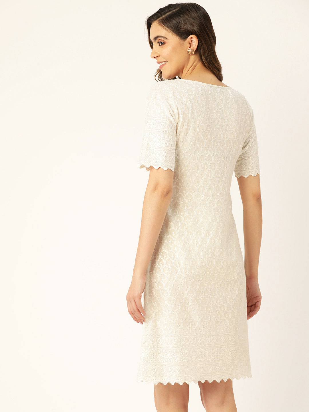 A-Line Sequined Dress