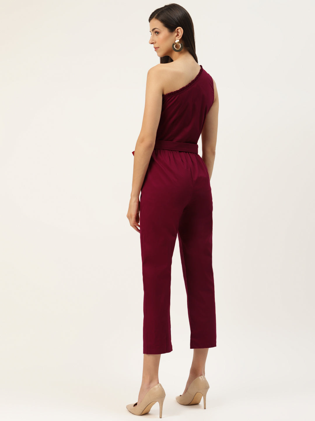 One-Shoulder Basic Jumpsuit
