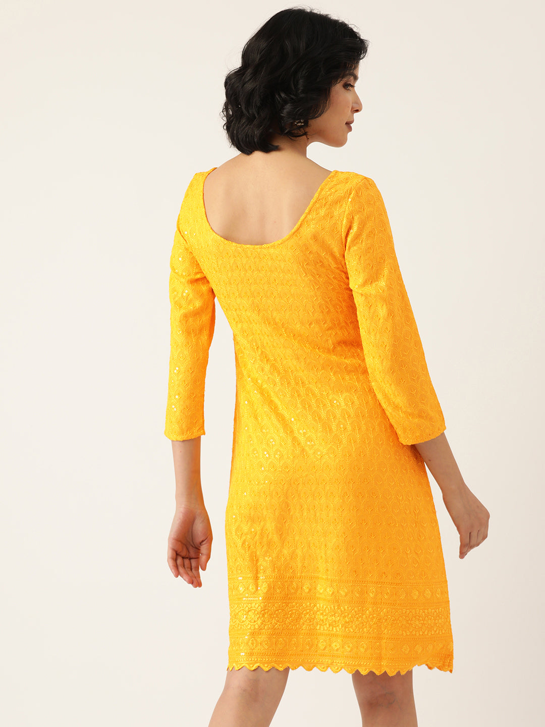 Embellished A-Line Dress