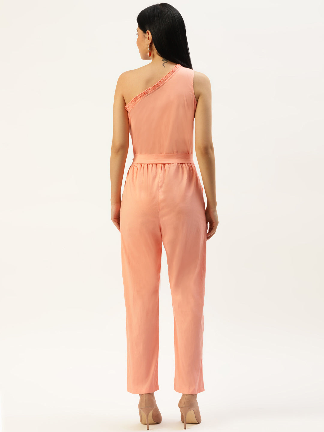 One-Shoulder Basic Jumpsuit