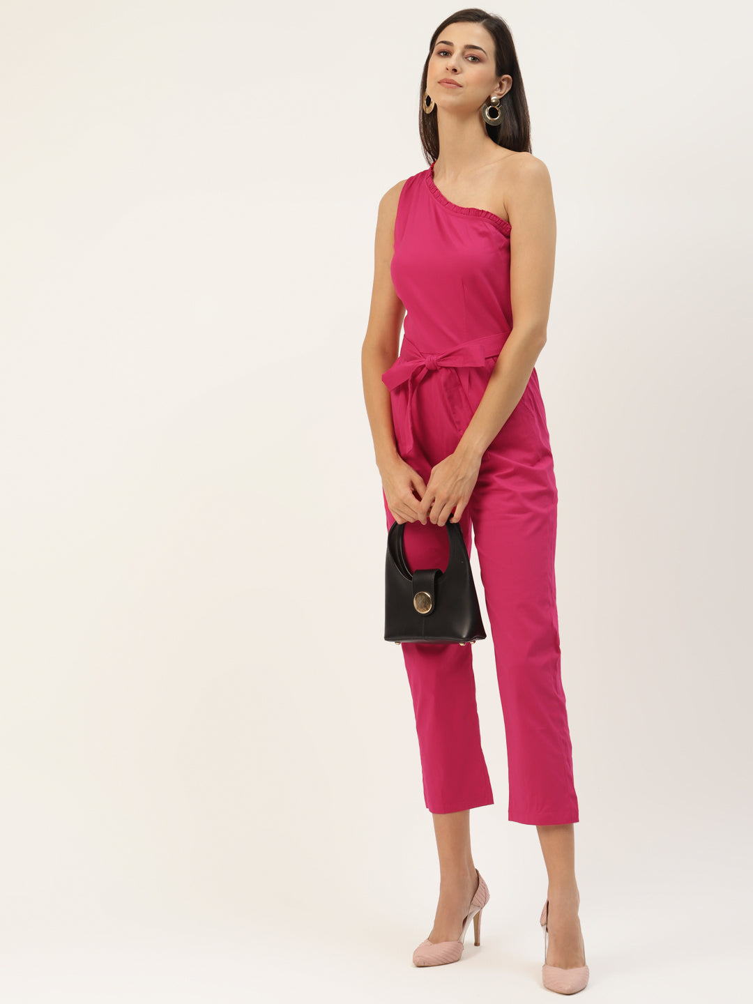 One-Shoulder Basic Jumpsuit