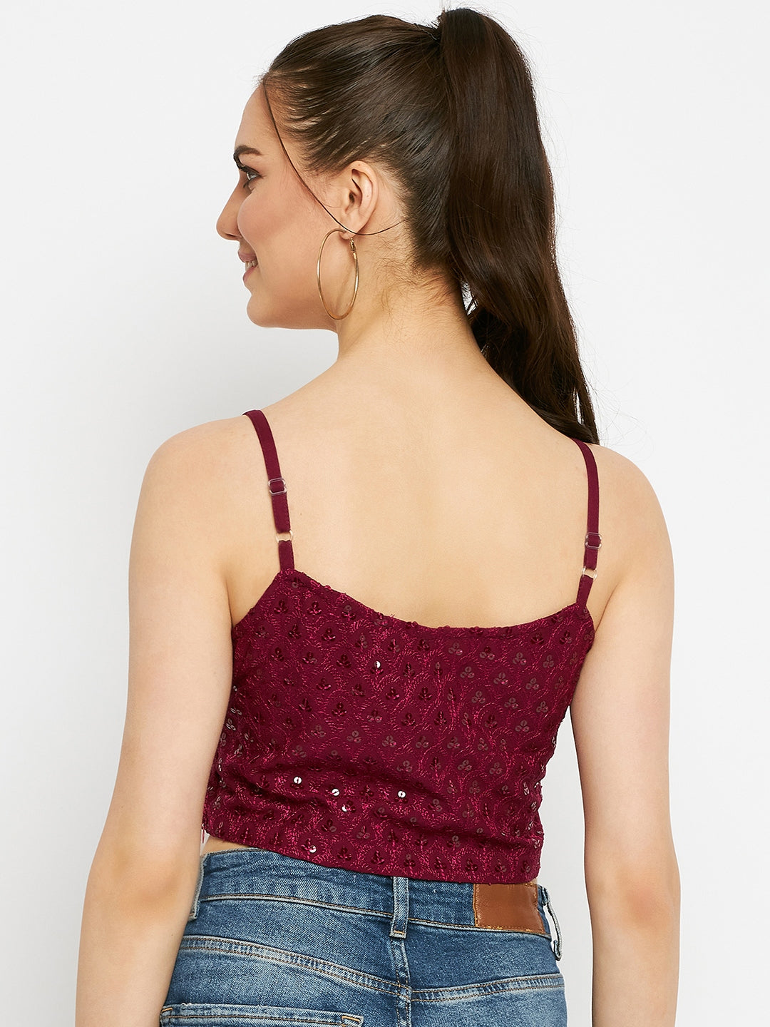 Embellished Crop Top