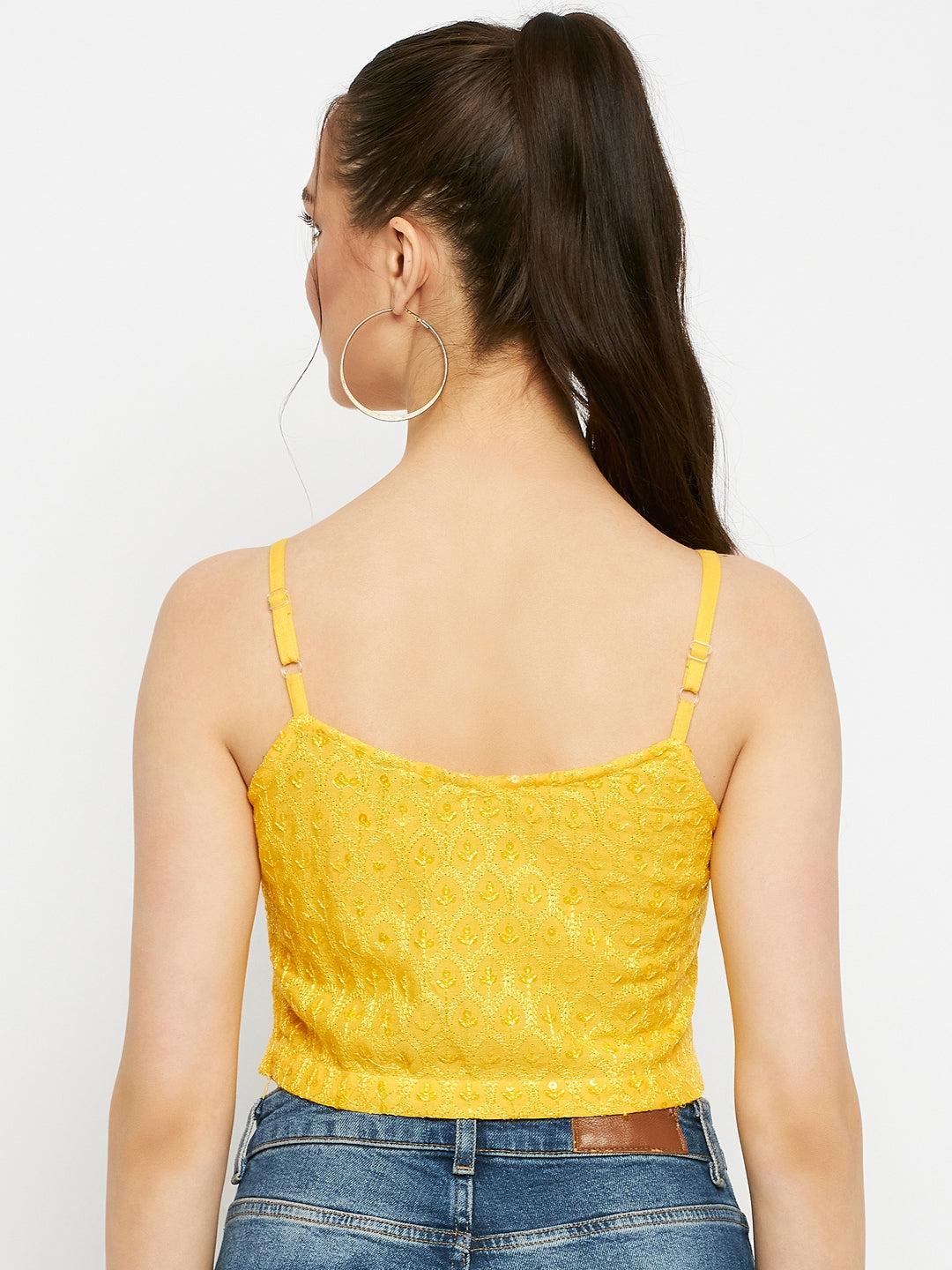 Embellished Crop Top