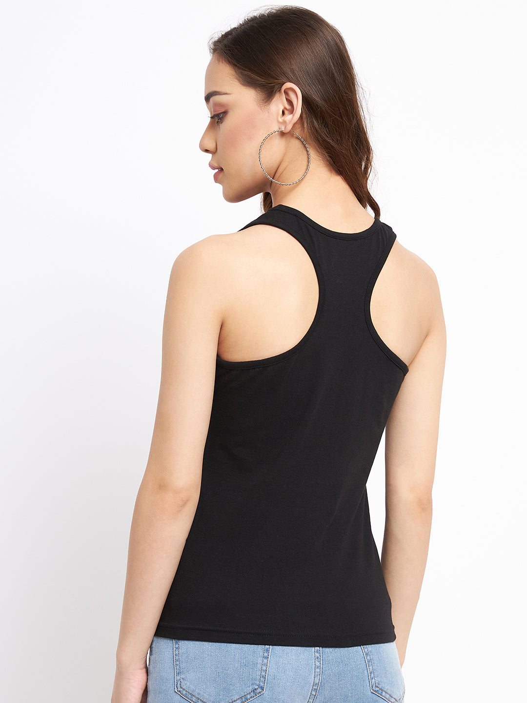 Scoop Neck Non-Padded Racer Back Camisoles