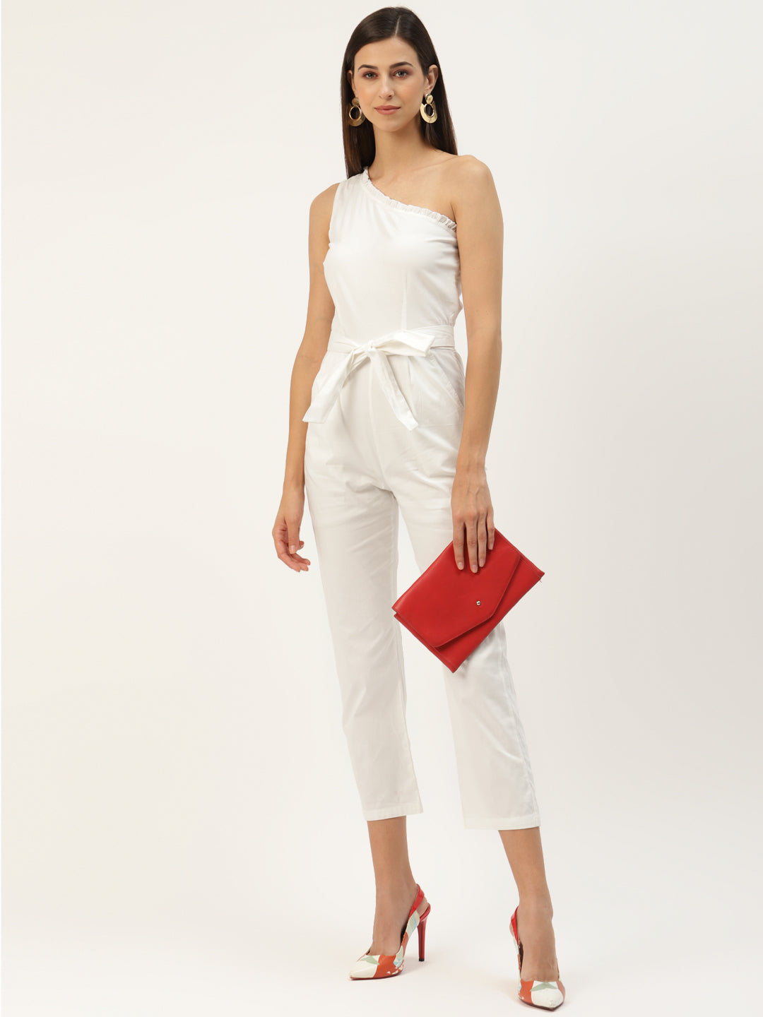 One-Shoulder Basic Jumpsuit