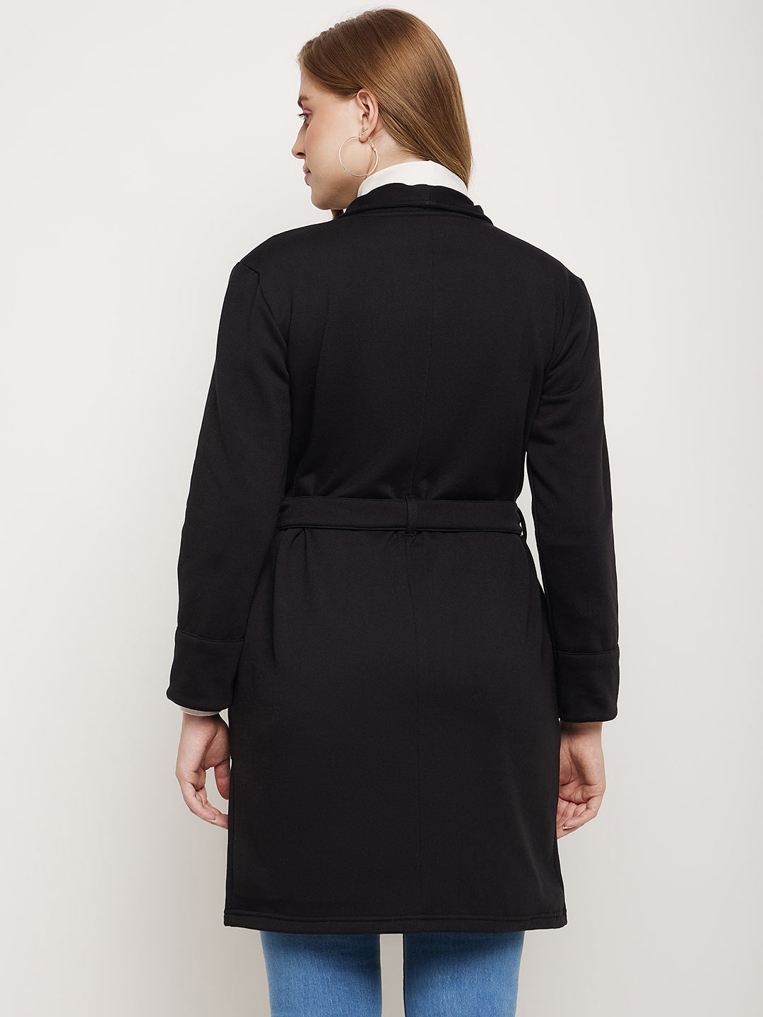 Shawl Collar Longline Fleece OverCoats