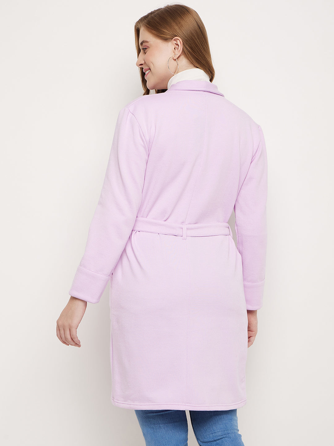 Shawl Collar Longline Fleece OverCoats