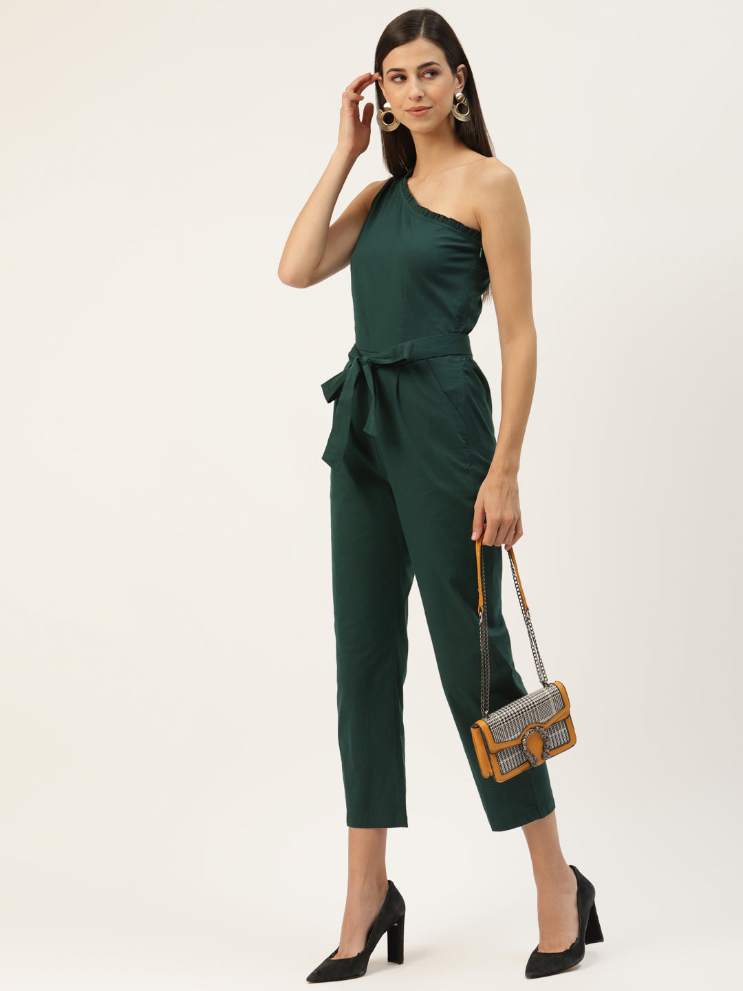 One-Shoulder Basic Jumpsuit