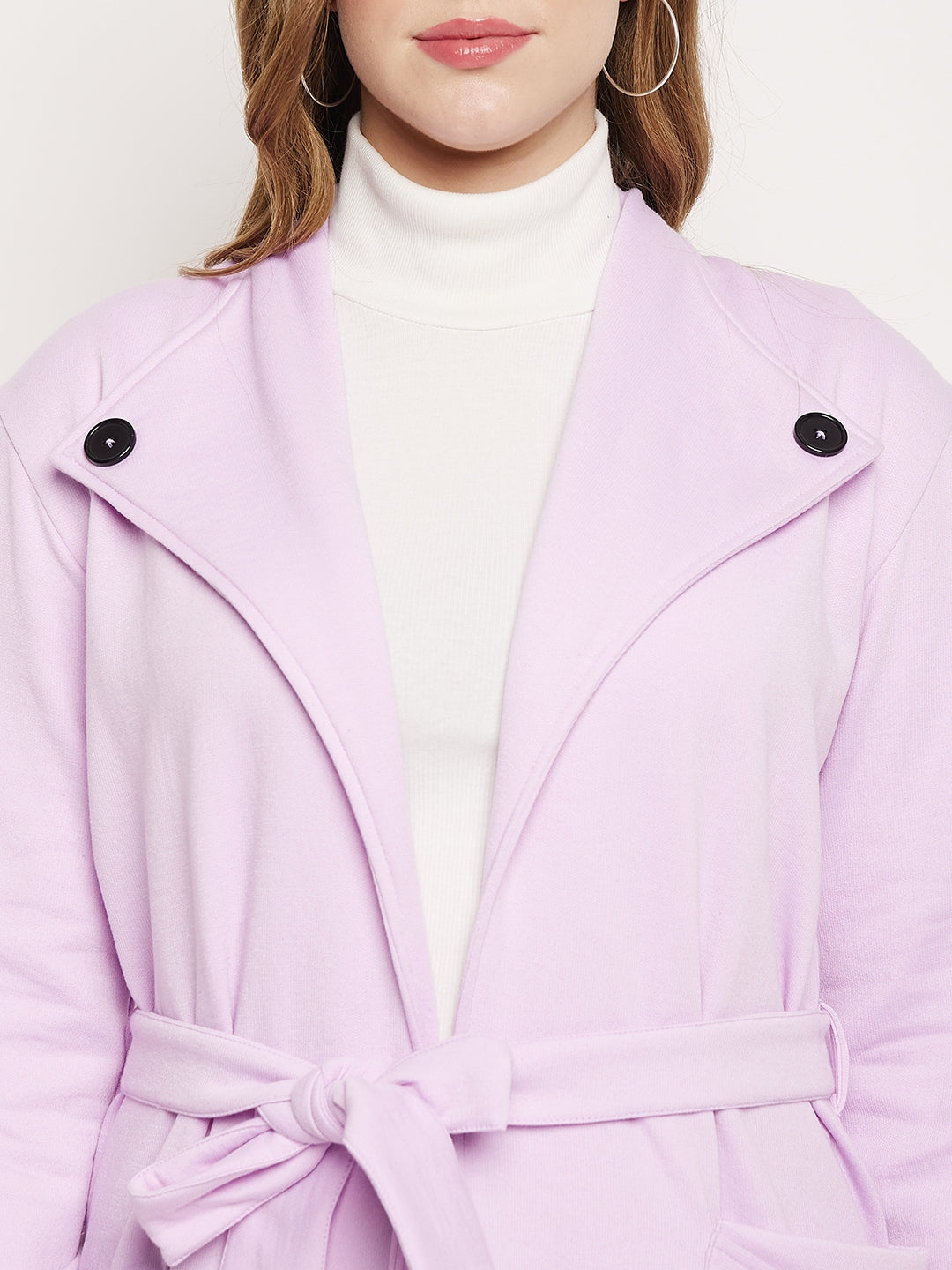 Shawl Collar Longline Fleece OverCoats