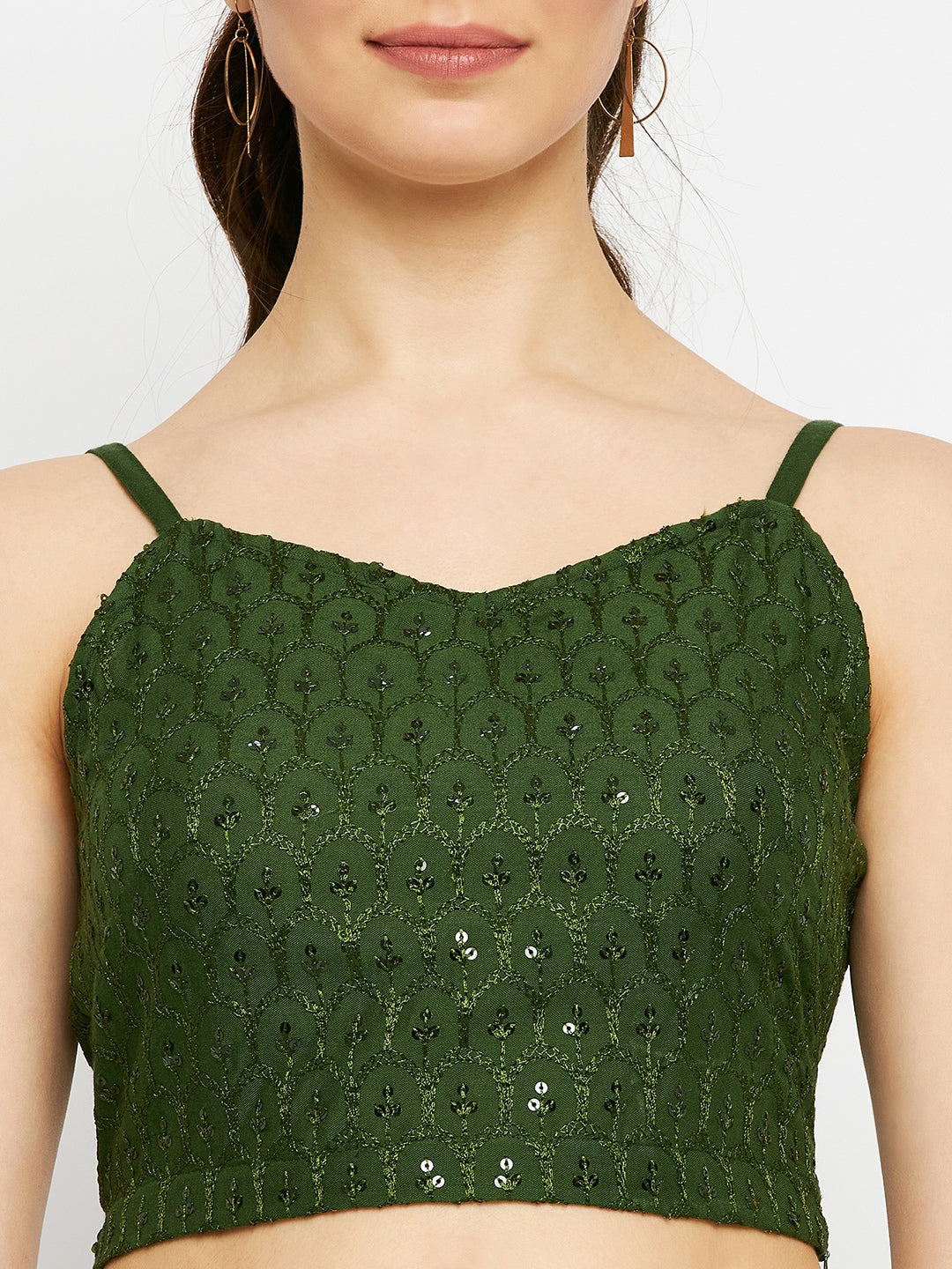 Embellished Crop Top