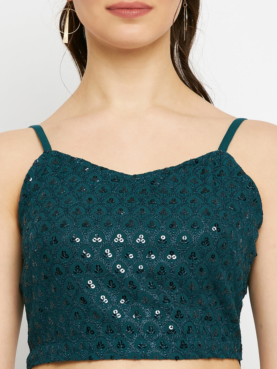 Embellished Crop Top