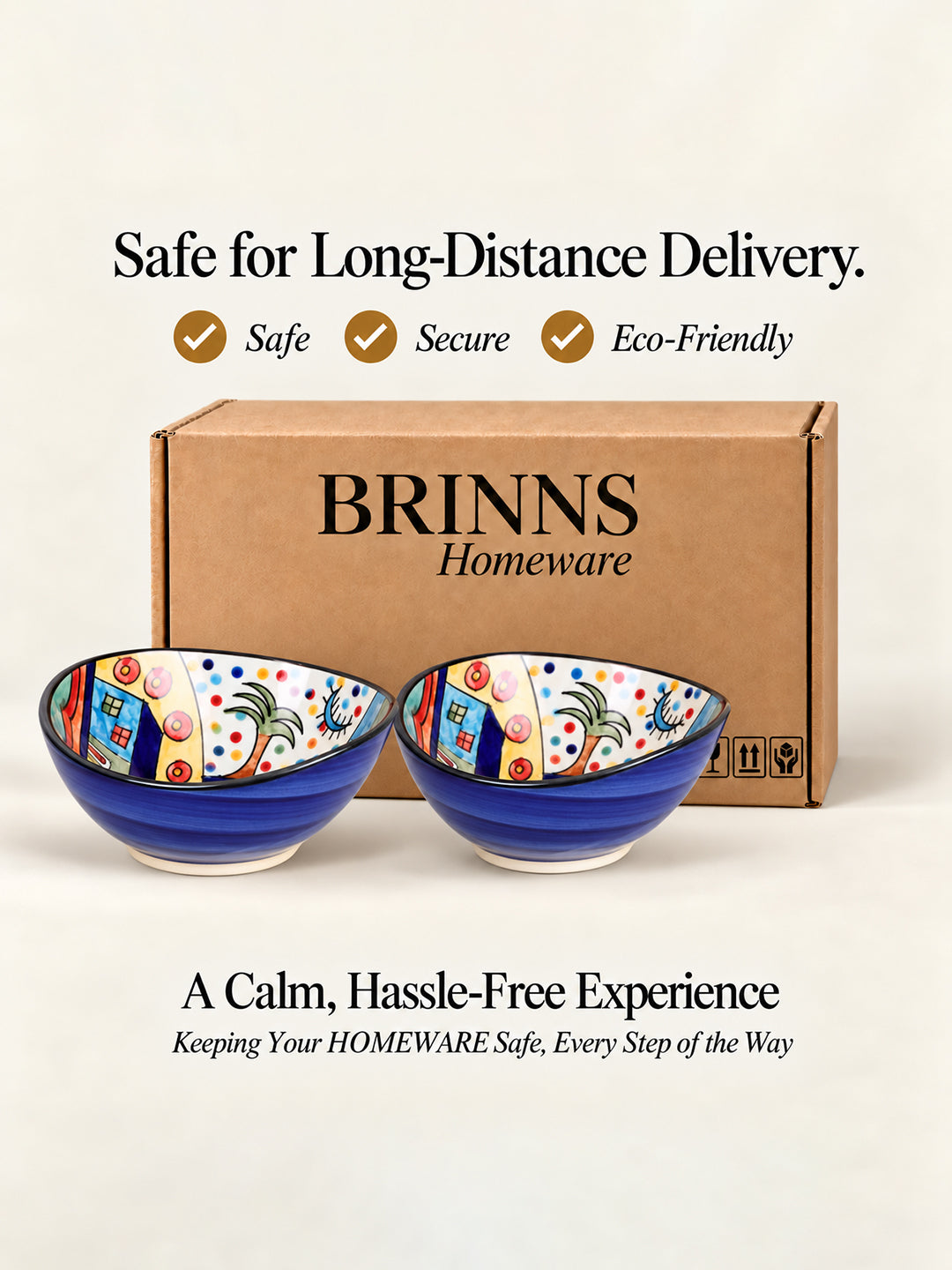 Snack Bowls | Multicolor Handpainted | 450 ml