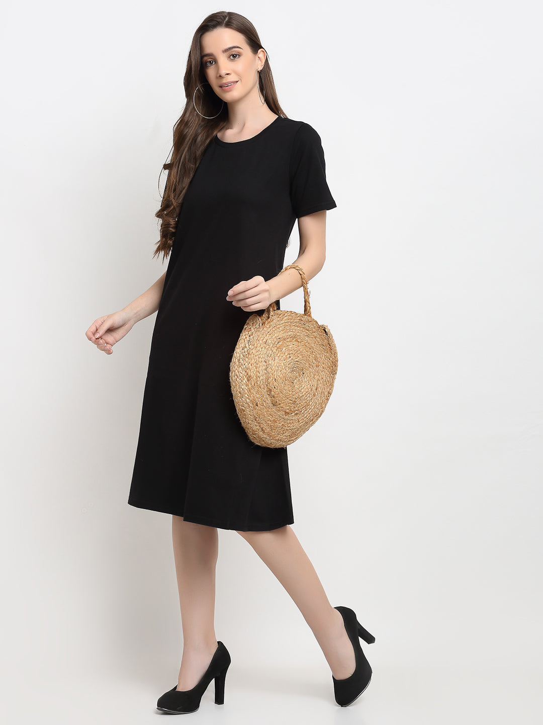 A-Line Midi Dress
