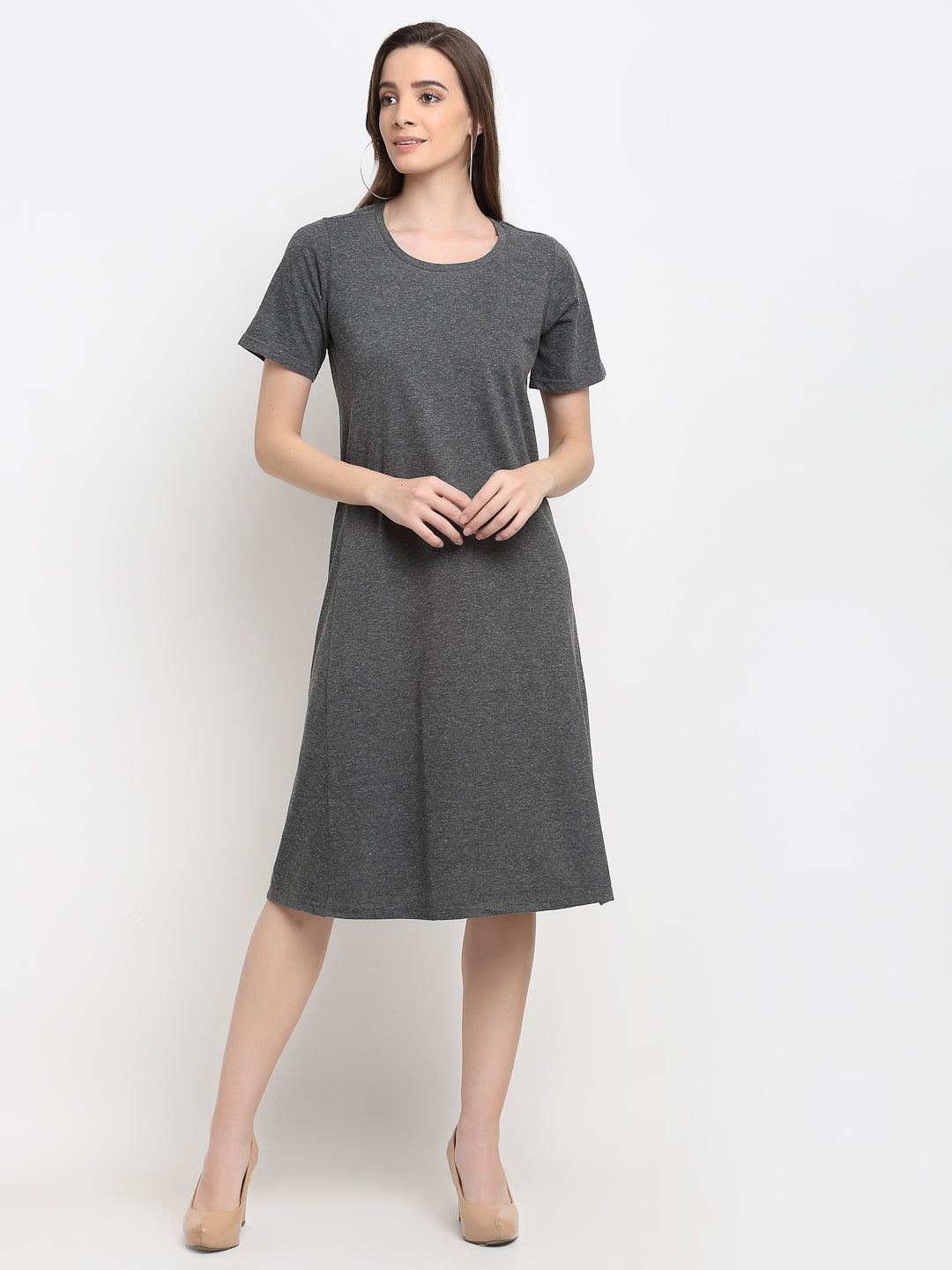 A-Line Midi Dress