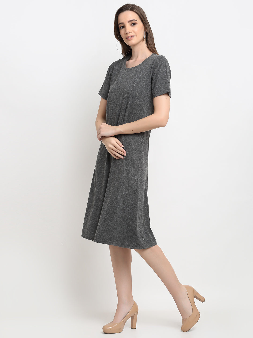 A-Line Midi Dress
