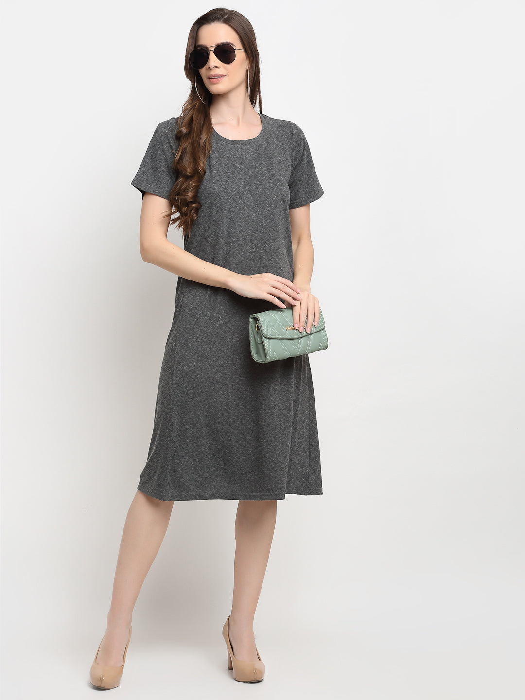 A-Line Midi Dress