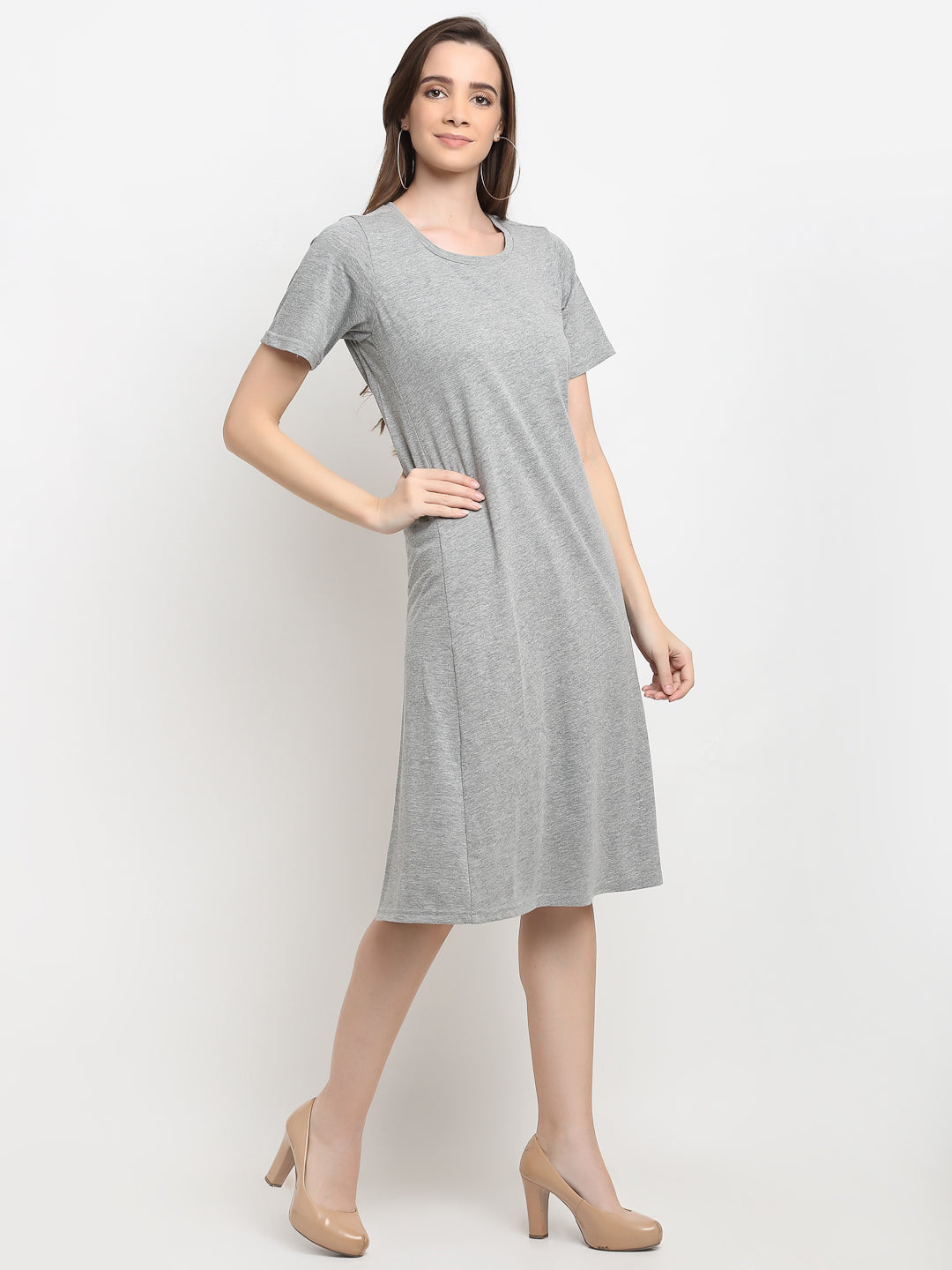 A-Line Midi Dress